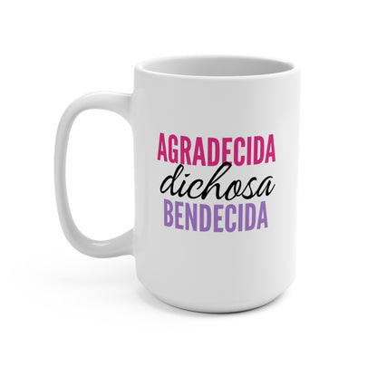 Agradecida Dichosa Bendecida